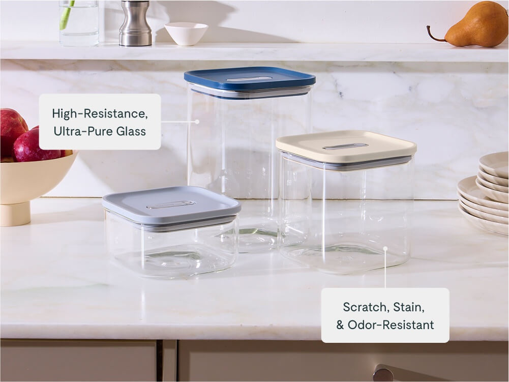 Small Glass Airtight Container 8-pack - Image 4